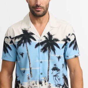 SUNBURN SONATA SHORT SLEEVE BUTTON DOWN SHIRT AND SHORTS COMBO ROBERT GRAHAM